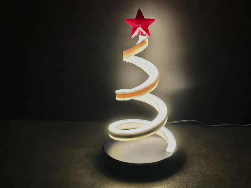 Cây Thông Giáng Sinh Xoắn LED Phát Sáng – Hai Phiên Bản - Image 5