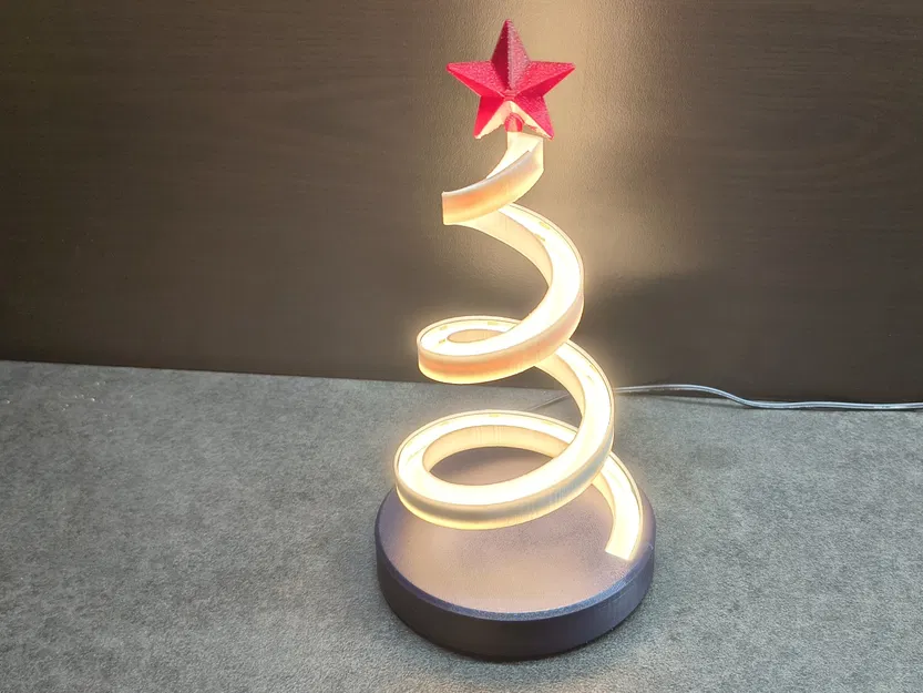 Cây Thông Giáng Sinh Xoắn LED Phát Sáng – Hai Phiên Bản - Image 9