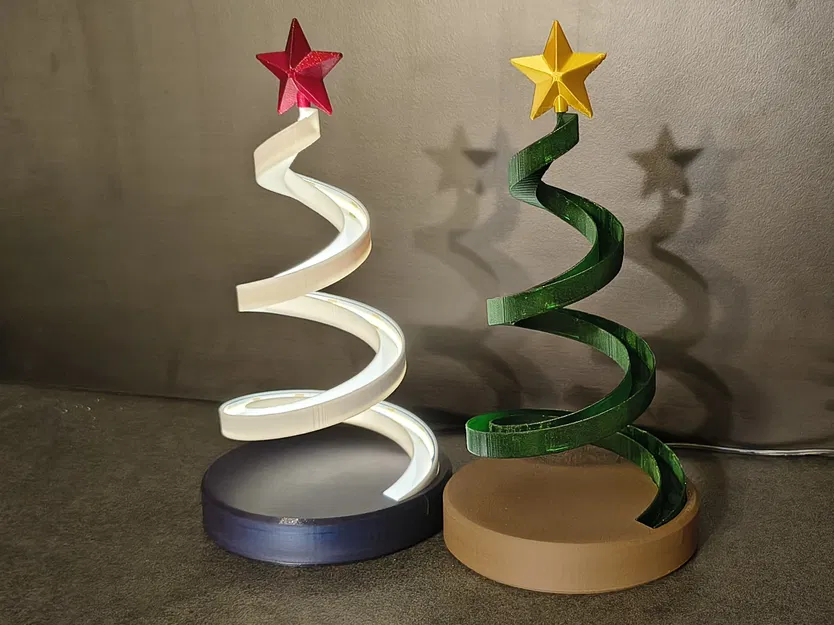 Cây Thông Giáng Sinh Xoắn LED Phát Sáng – Hai Phiên Bản - Image 10