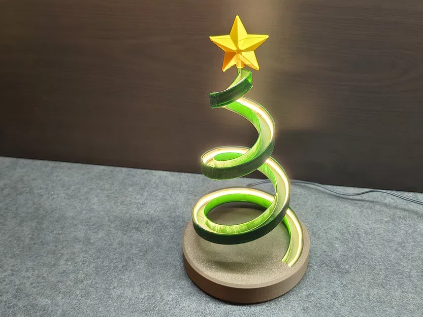 Cây Thông Giáng Sinh Xoắn LED Phát Sáng – Hai Phiên Bản - Image 16