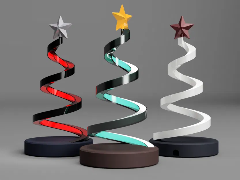 Cây Thông Giáng Sinh Xoắn LED Phát Sáng – Hai Phiên Bản - Image 20