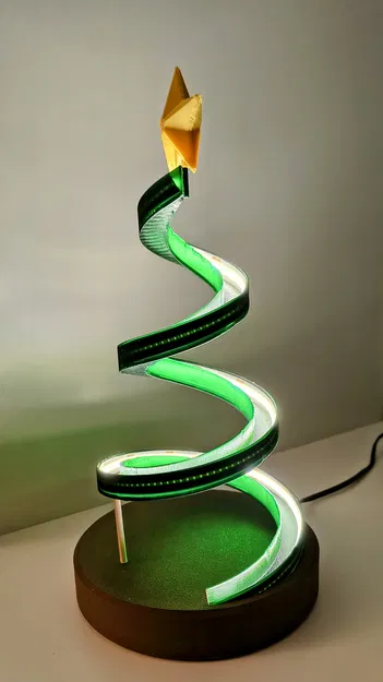 Cây Thông Giáng Sinh Xoắn LED Phát Sáng – Hai Phiên Bản - Image 21