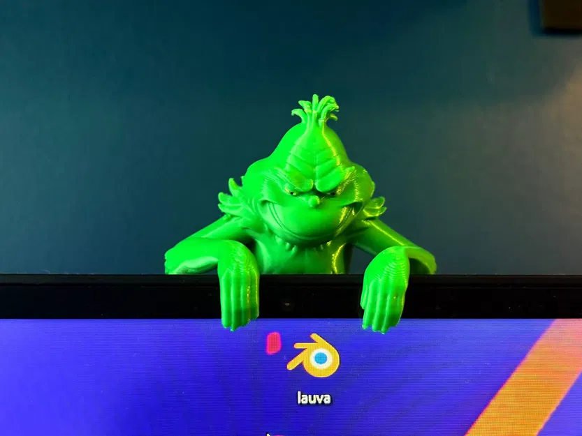 Mô hình Grinch đặt màn hình - Image 1
