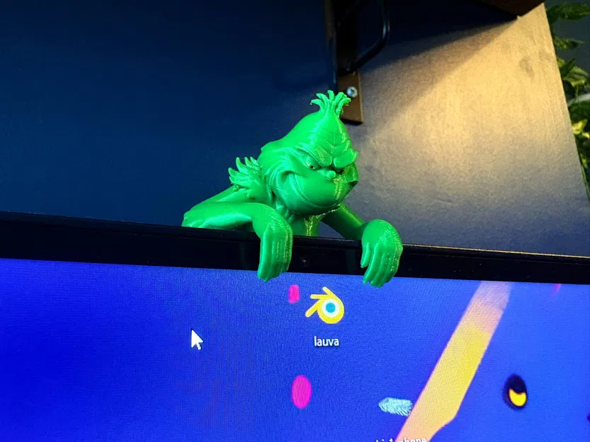 Mô hình Grinch đặt màn hình - Image 6