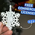 Mô hình Bông tuyết 3D Lắp ghép Snap-Fit Trang trí Tết phần 2 - Thumbnail 1