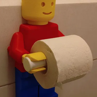 Lego Man Cầm Giấy Vệ Sinh