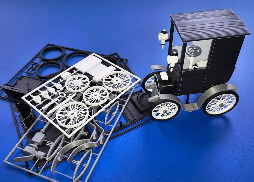 Kit card Renault B - Mô hình xe cổ - Image 1