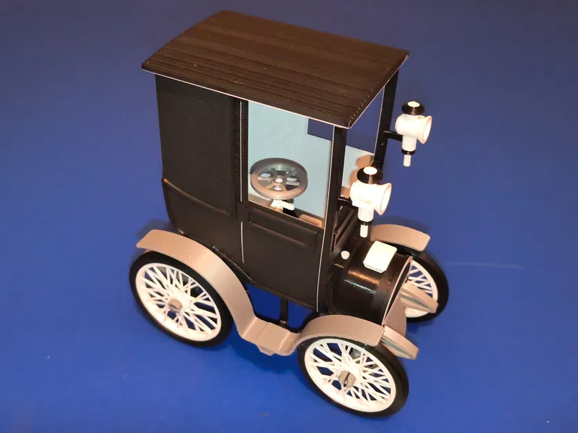 Kit card Renault B - Mô hình xe cổ - Image 2