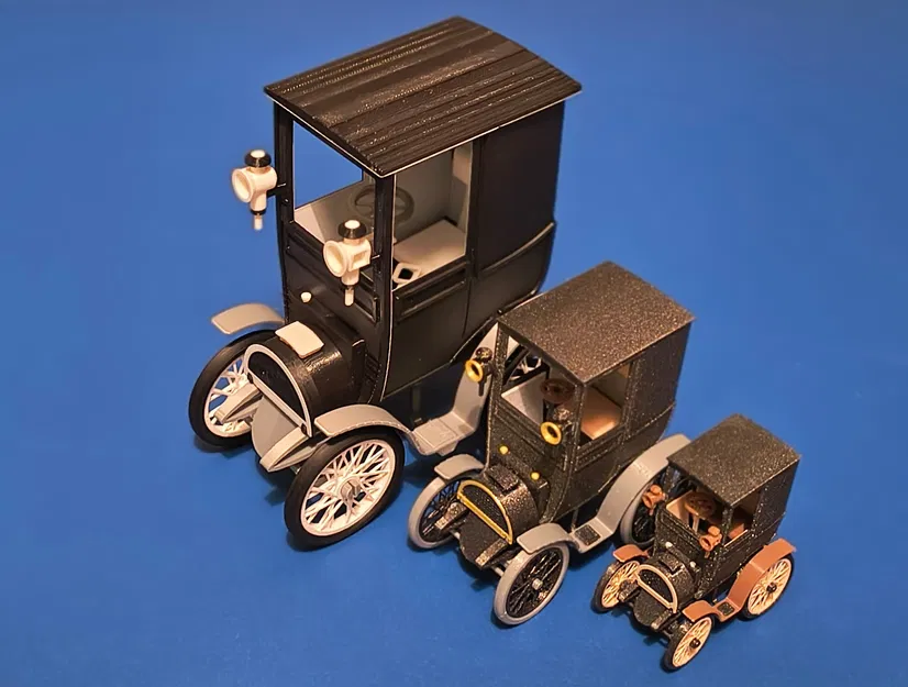 Kit card Renault B - Mô hình xe cổ - Image 10