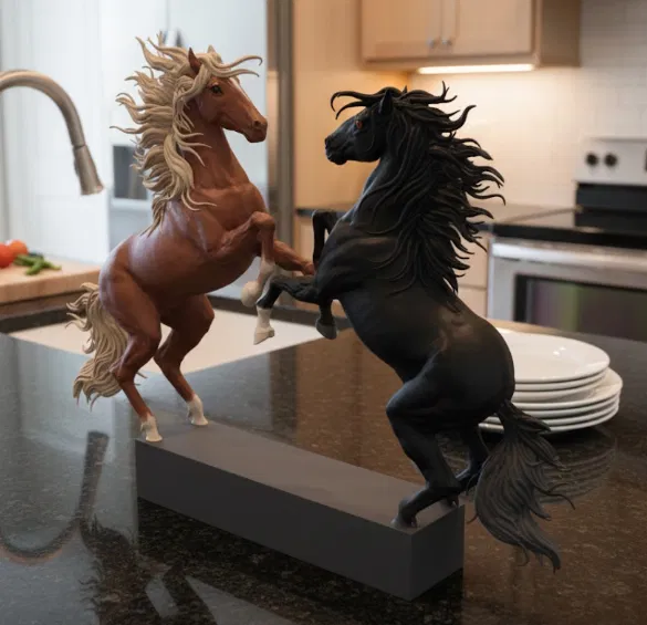 Mô hình điêu khắc ngựa trang trí - Image 1