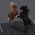 Mô hình điêu khắc ngựa trang trí - Thumbnail 2