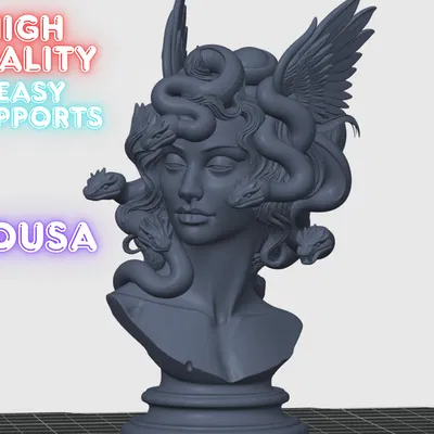 Tượng Bán Thân Medusa