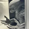 Kệ Sách 3D Xenomorph Alien - Thumbnail 6