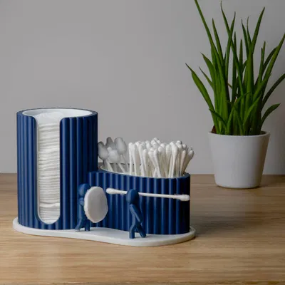 Cuộc Chiến Bông Gòn - Hộp đựng bông và tăm bông