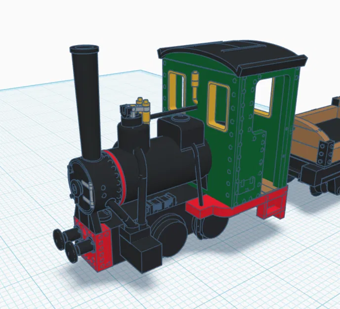 009 Krauss 0-4-0WT đơn giản cho khung gầm TU Koppel - Image 2