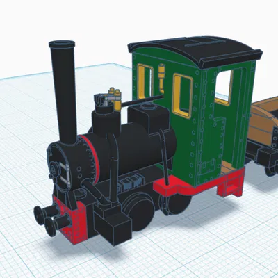 009 Krauss 0-4-0WT đơn giản cho khung gầm TU Koppel