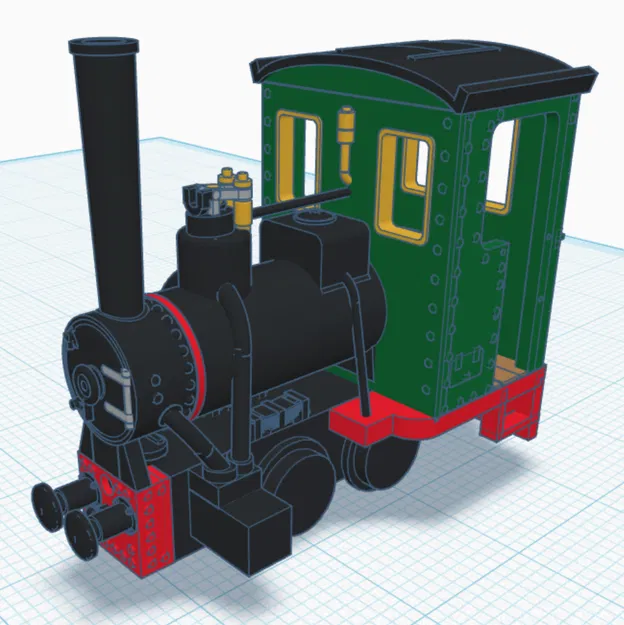 009 Krauss 0-4-0WT đơn giản cho khung gầm TU Koppel - Image 4