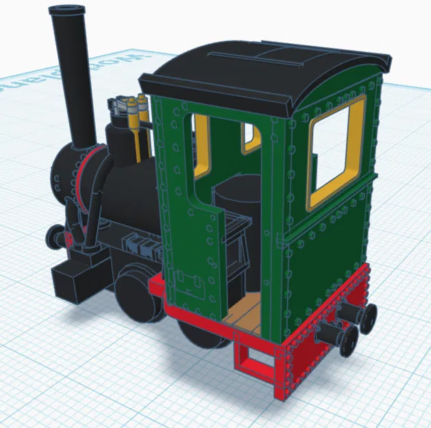 009 Krauss 0-4-0WT đơn giản cho khung gầm TU Koppel - Image 5