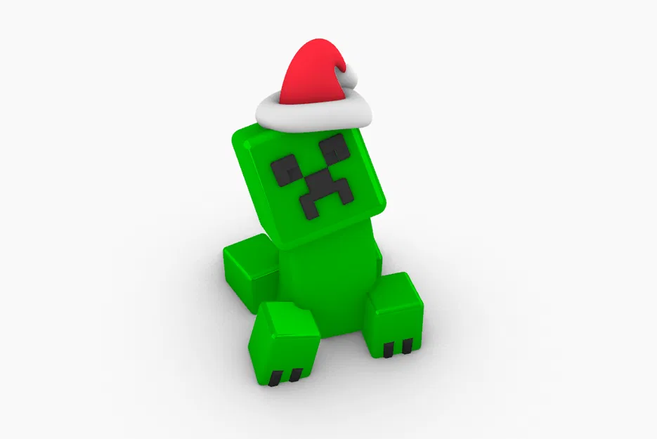 Mô hình Creeper Giáng sinh - Image 1