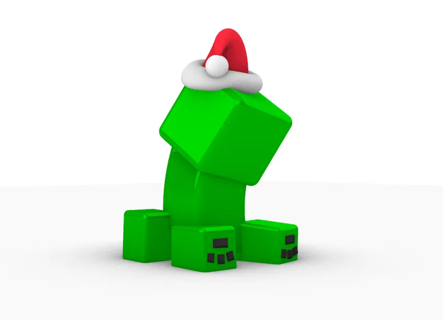 Mô hình Creeper Giáng sinh - Image 2