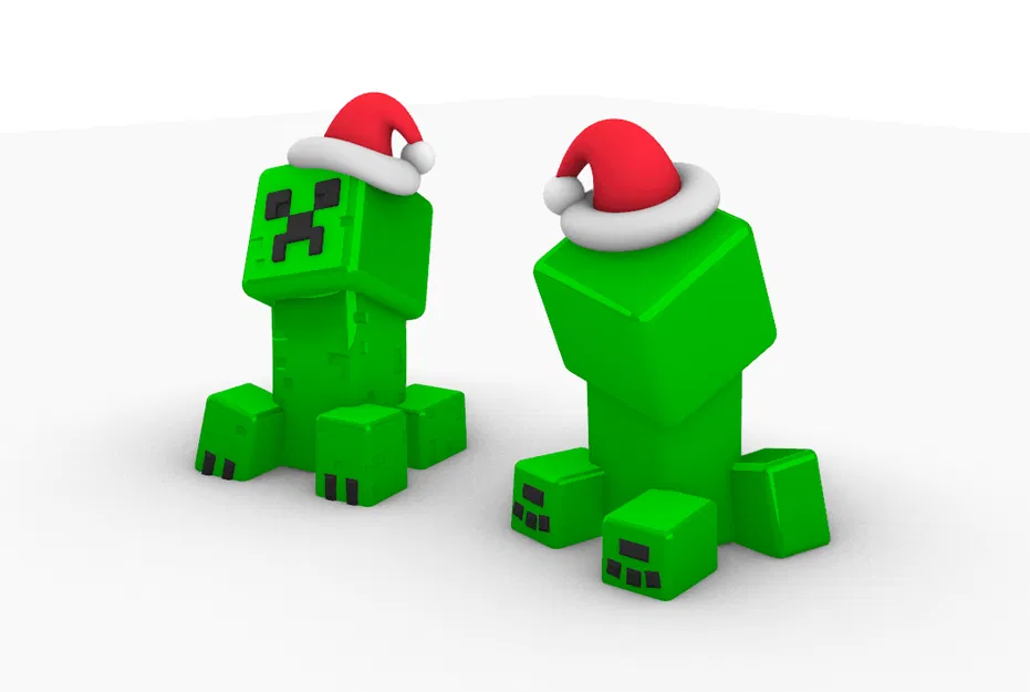 Mô hình Creeper Giáng sinh - Image 3