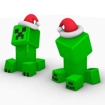 Mô hình Creeper Giáng sinh