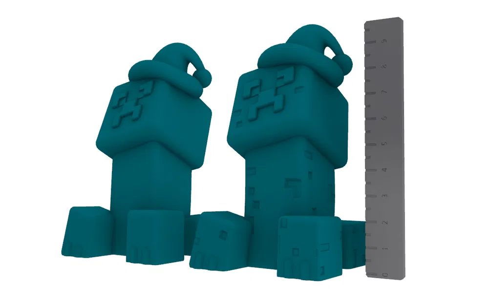 Mô hình Creeper Giáng sinh - Image 4