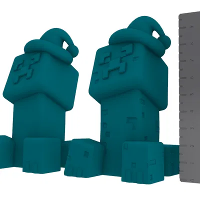 Mô hình Creeper Giáng sinh