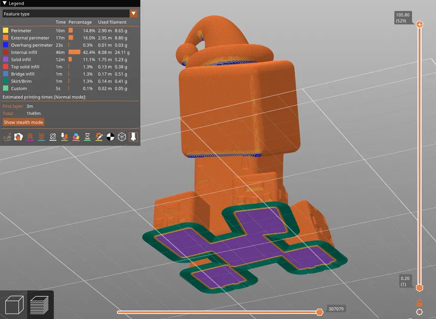 Mô hình Creeper Giáng sinh - Image 5