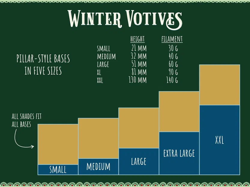 Giá Đỡ Nến LED Votive Mùa Đông - Cập Nhật 1 & 2 - Image 7