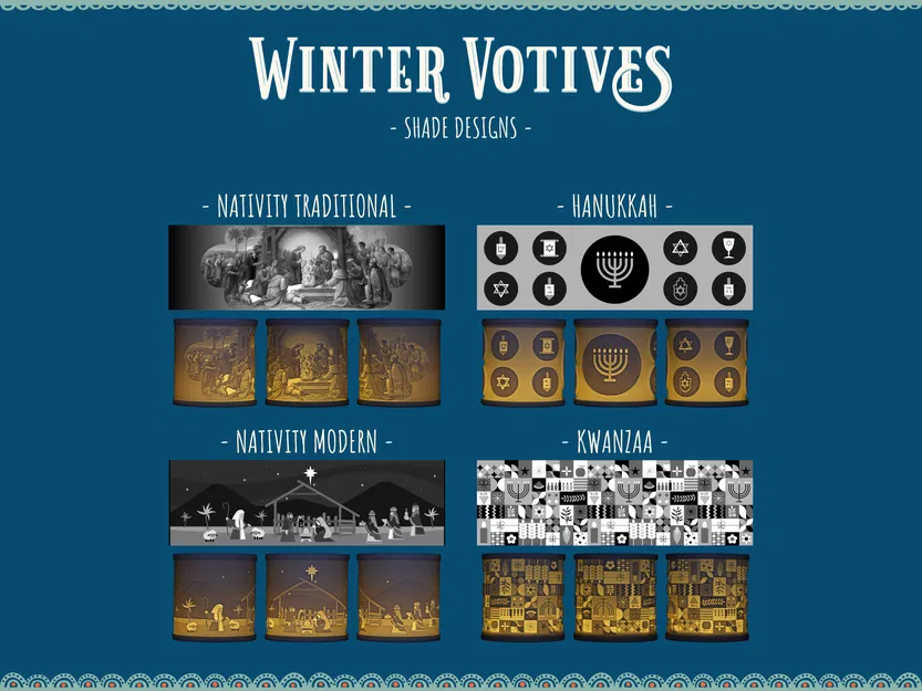 Giá Đỡ Nến LED Votive Mùa Đông - Cập Nhật 1 & 2 - Image 8