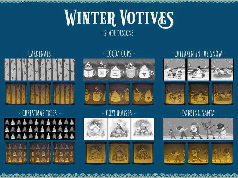 Giá Đỡ Nến LED Votive Mùa Đông - Cập Nhật 1 & 2 - Image 9