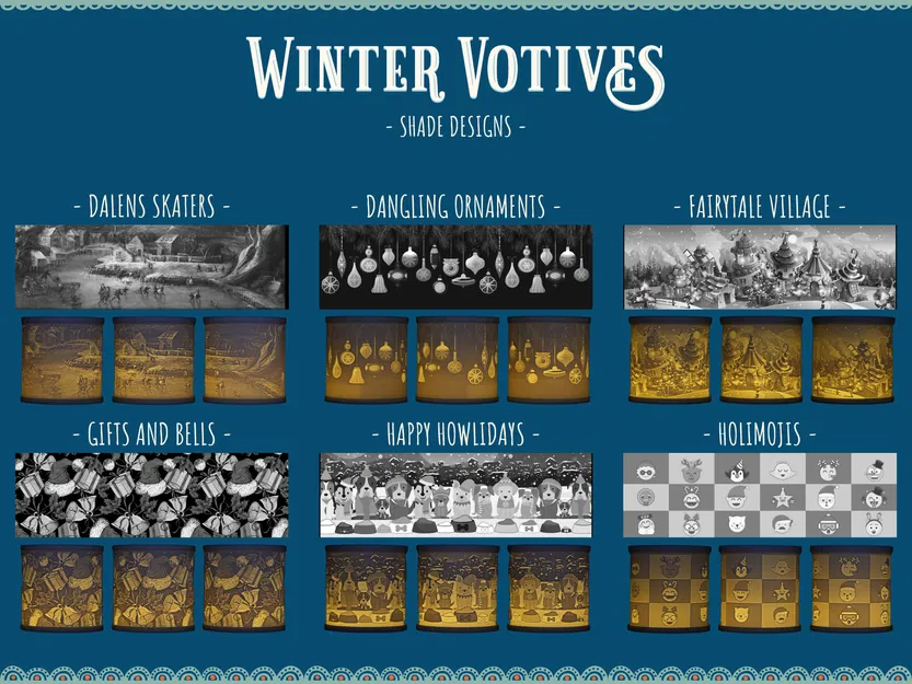 Giá Đỡ Nến LED Votive Mùa Đông - Cập Nhật 1 & 2 - Image 10