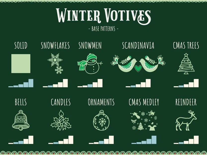 Giá Đỡ Nến LED Votive Mùa Đông - Cập Nhật 1 & 2 - Image 13