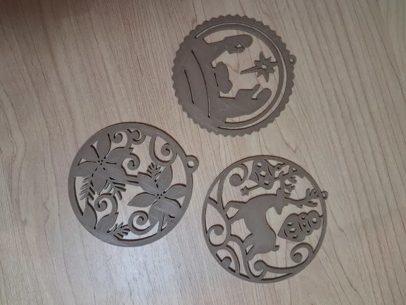 Móc treo Giáng sinh 2D (Bộ 1) - Image 1