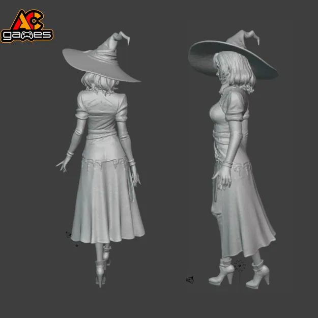 Bản In 3D Nữ Phù Thủy Đêm "Midnight Enchantress" - Image 2