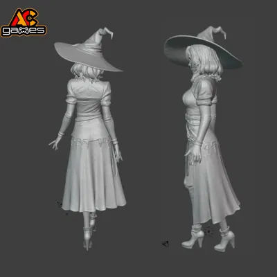 Bản In 3D Nữ Phù Thủy Đêm "Midnight Enchantress"