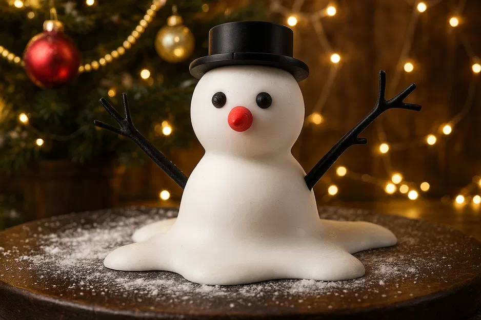 Chậu Hoa Người Tuyết Tan Chảy - Image 1