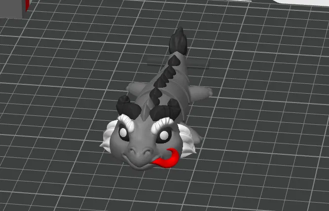 Rồng Krampus - Móc Khóa Hình Khớp Nối - Image 3