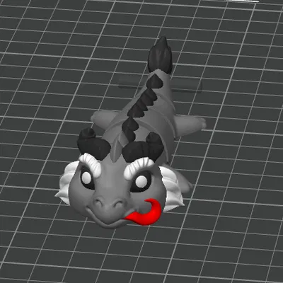 Rồng Krampus - Móc Khóa Hình Khớp Nối