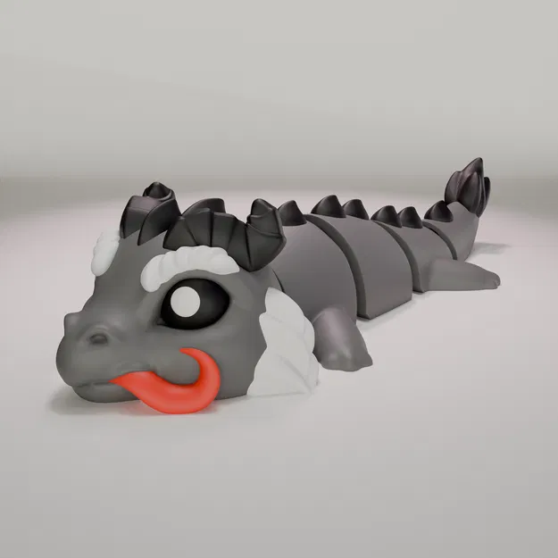 Rồng Krampus - Móc Khóa Hình Khớp Nối - Image 5