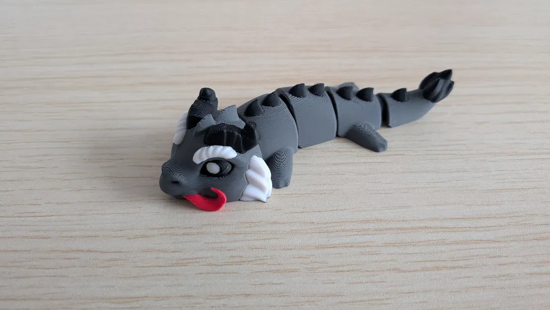 Rồng Krampus - Móc Khóa Hình Khớp Nối - Image 6