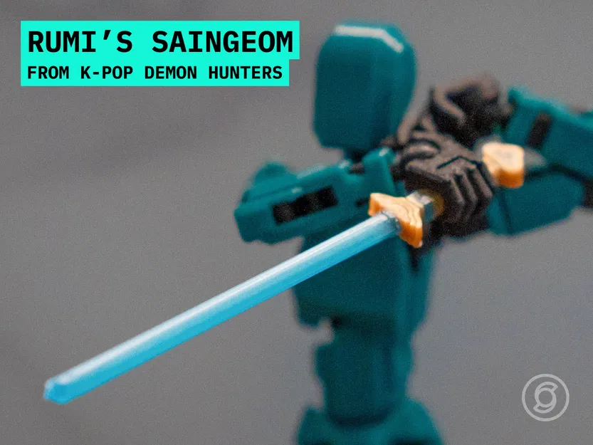 Kiếm Rumi's Saingeom - Đồ Chơi Thợ Săn Quỷ KPop Dummy 13 - Image 1