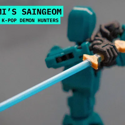 Kiếm Rumi's Saingeom - Đồ Chơi Thợ Săn Quỷ KPop Dummy 13