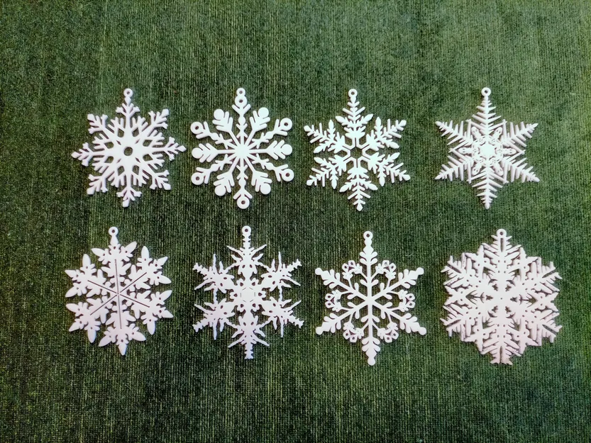 Pack Số 6 - 8 Bông Tuyết Treo Tường - Image 1