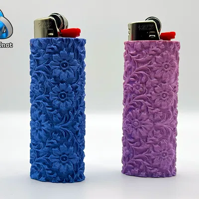 Vỏ Bật lửa BIC Họa Tiết Hoa Văn