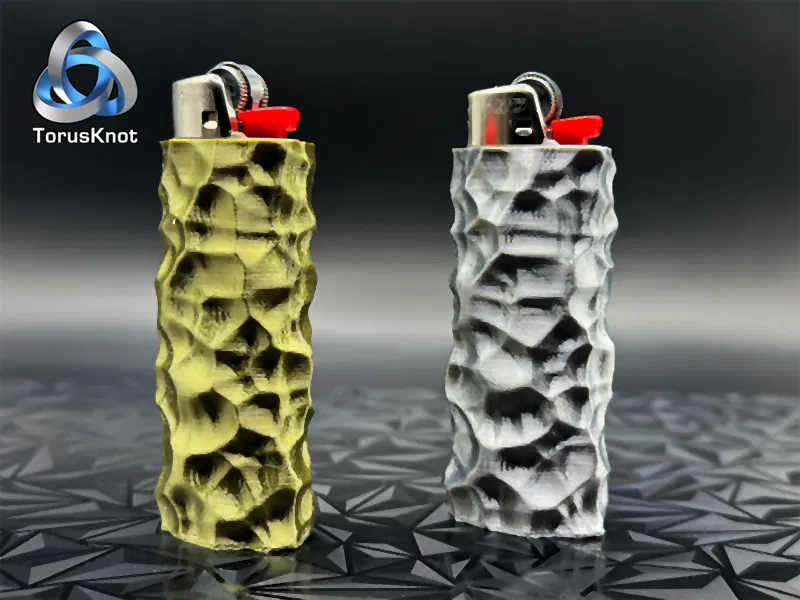 Vỏ bật lửa BIC kim loại dập vân búa - Image 1