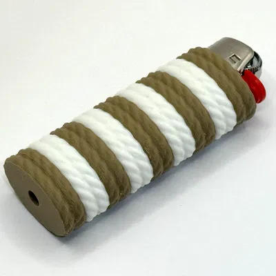 Vỏ Bọc Bật Lửa BIC Đan Móc