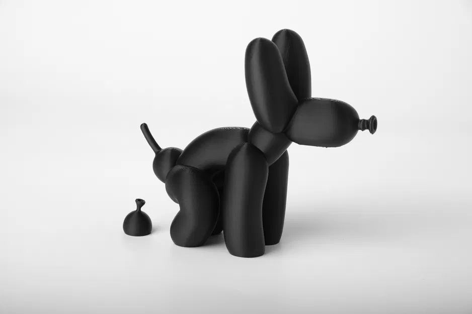 Tượng Chó Bong Bóng Đang "Tè" - Tượng Pop Art Hài Hước - Image 2