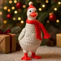Tượng Ngỗng Mùa Đông Với Áo Len Giáng Sinh Ấm Cúng - Thumbnail 1